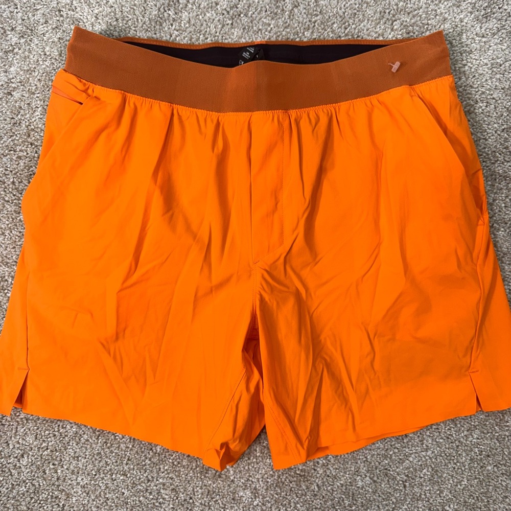 Ten Thousand Shorts Mens Large Set Short TTSH005V2 Orange Liner EUC